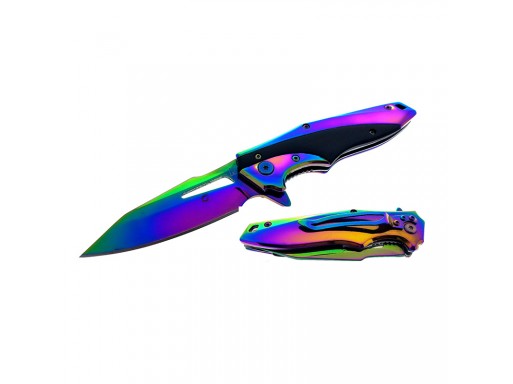 Falcon 8" Spring Assisted Knife KS4318RBK 